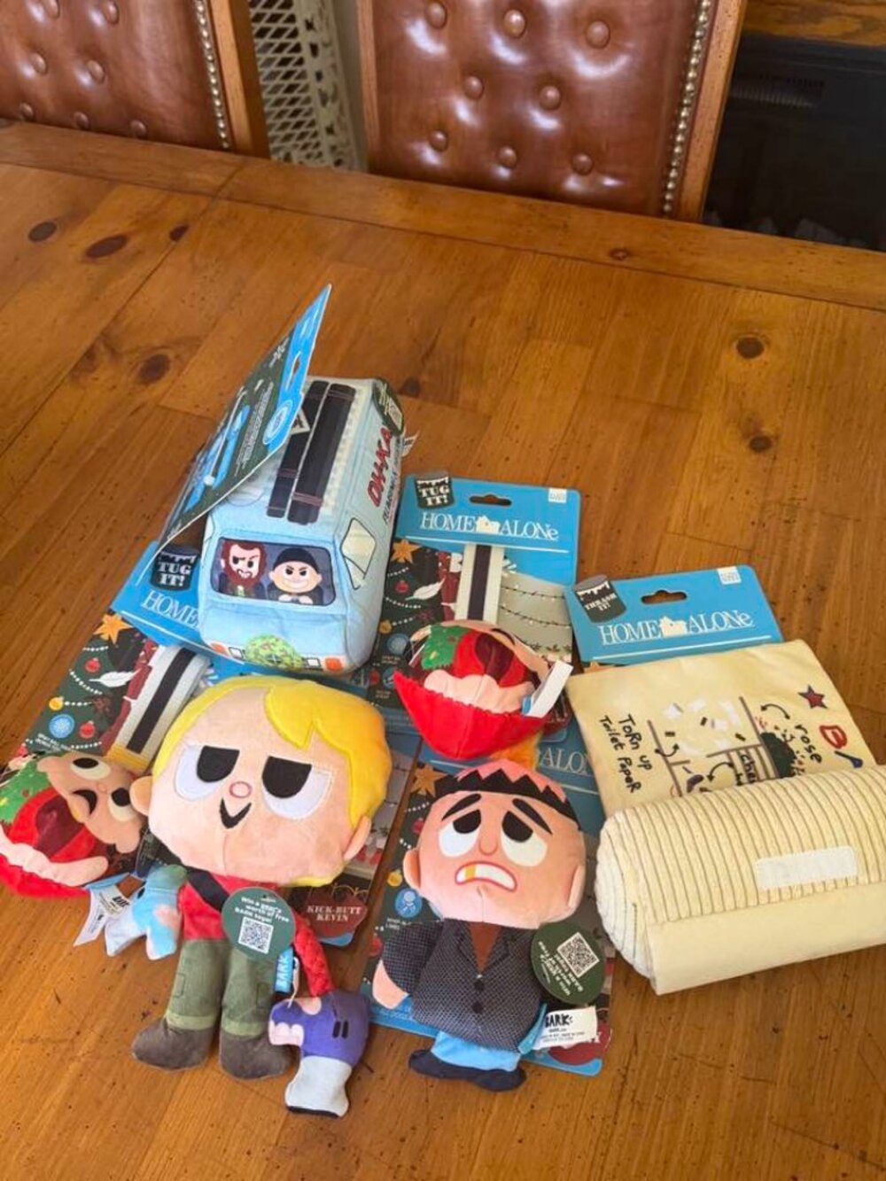 NWT Barkbox Home Alone Dog Toy Bundle